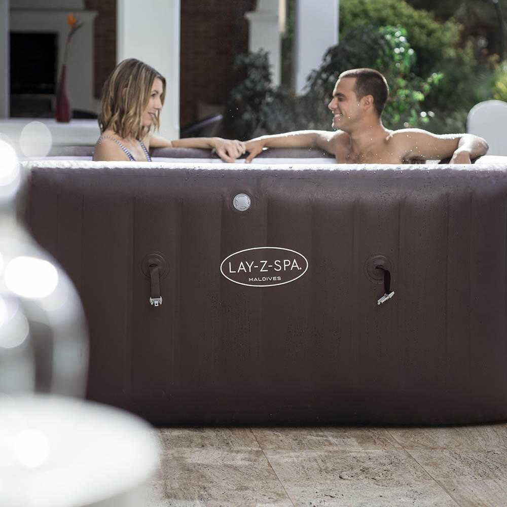 Bestway Spa gonflable carré Lay-Z-Spa Maldives HydroJet Pro 5-7 personnes 10/10