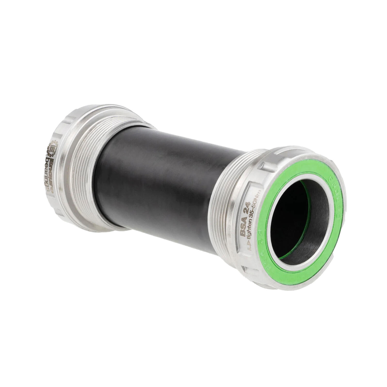 Enduro Bearings Maxhit BSA trapasbehuizing voor Shimano 24 mm zilver 2/6