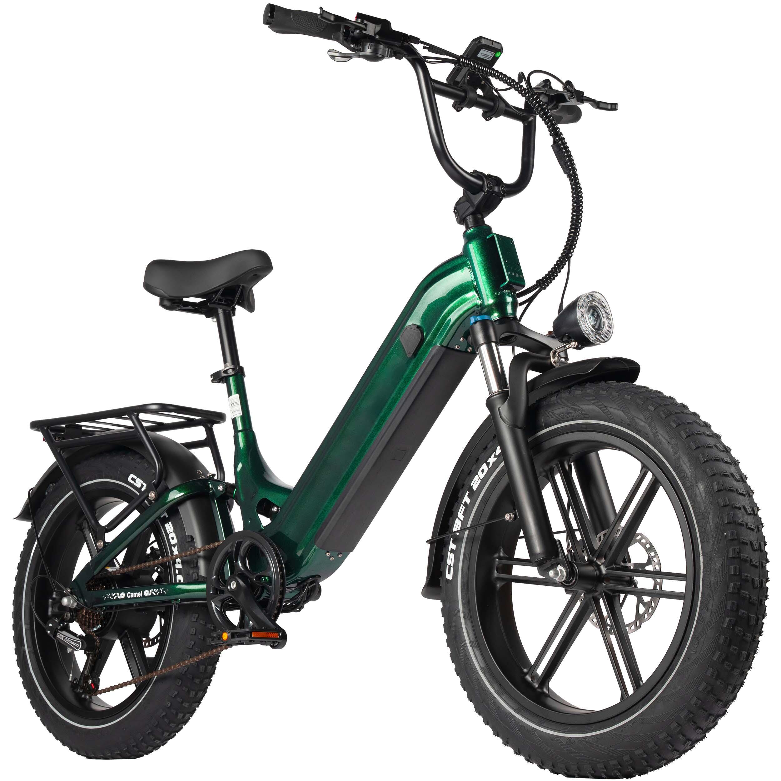 Camel 20 Zoll Fatbike E-Bike 48V18Ah 250W 120KM Shimano 7-Gang 5/5