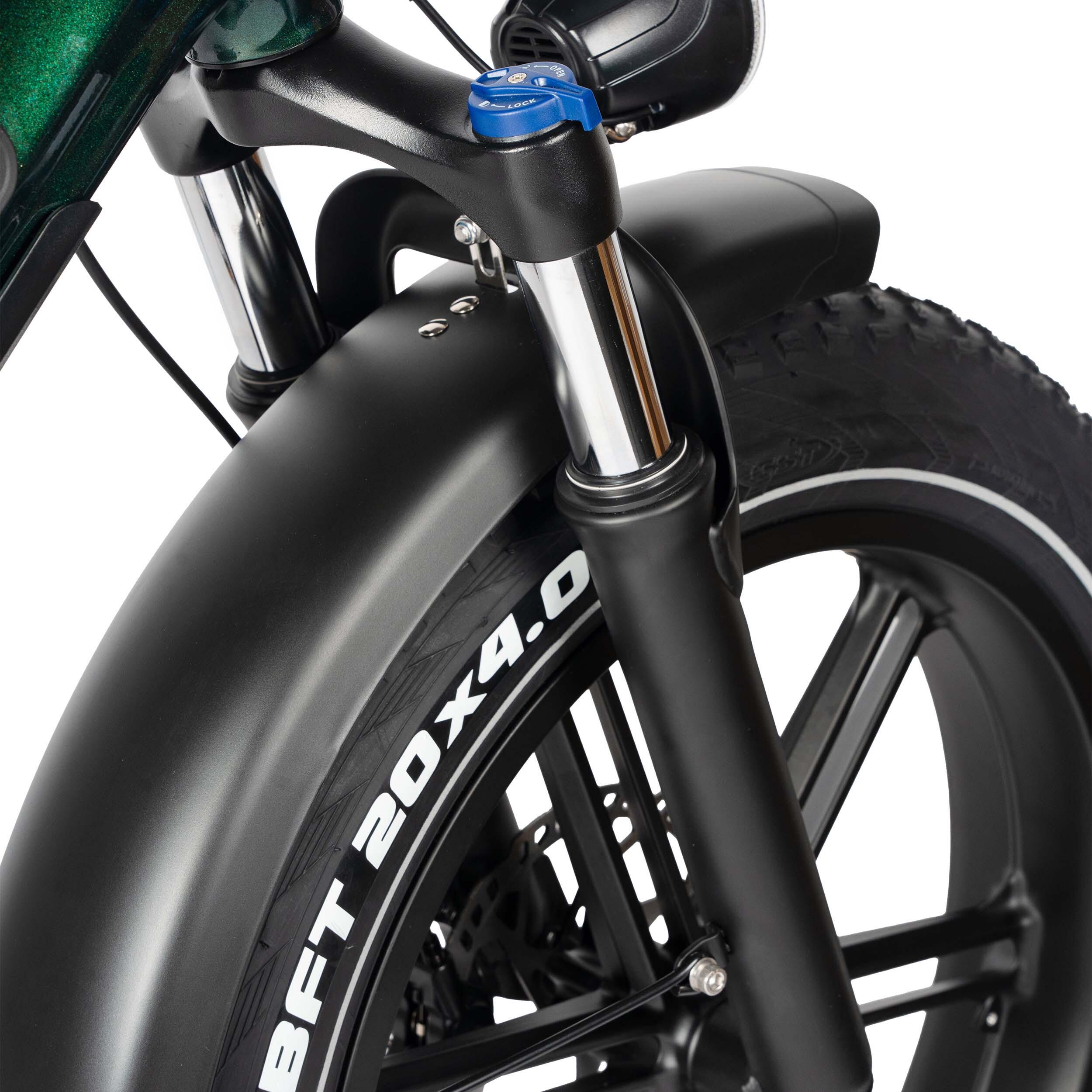 Camel 20 Zoll Fatbike E-Bike 48V18Ah 250W 120KM Shimano 7-Gang 4/5