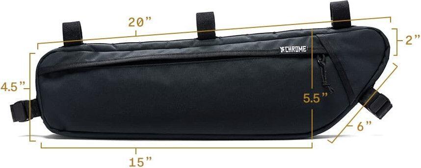 Borsa da telaio cromata Holman Frame Bag L/XL nera XRF 4/4
