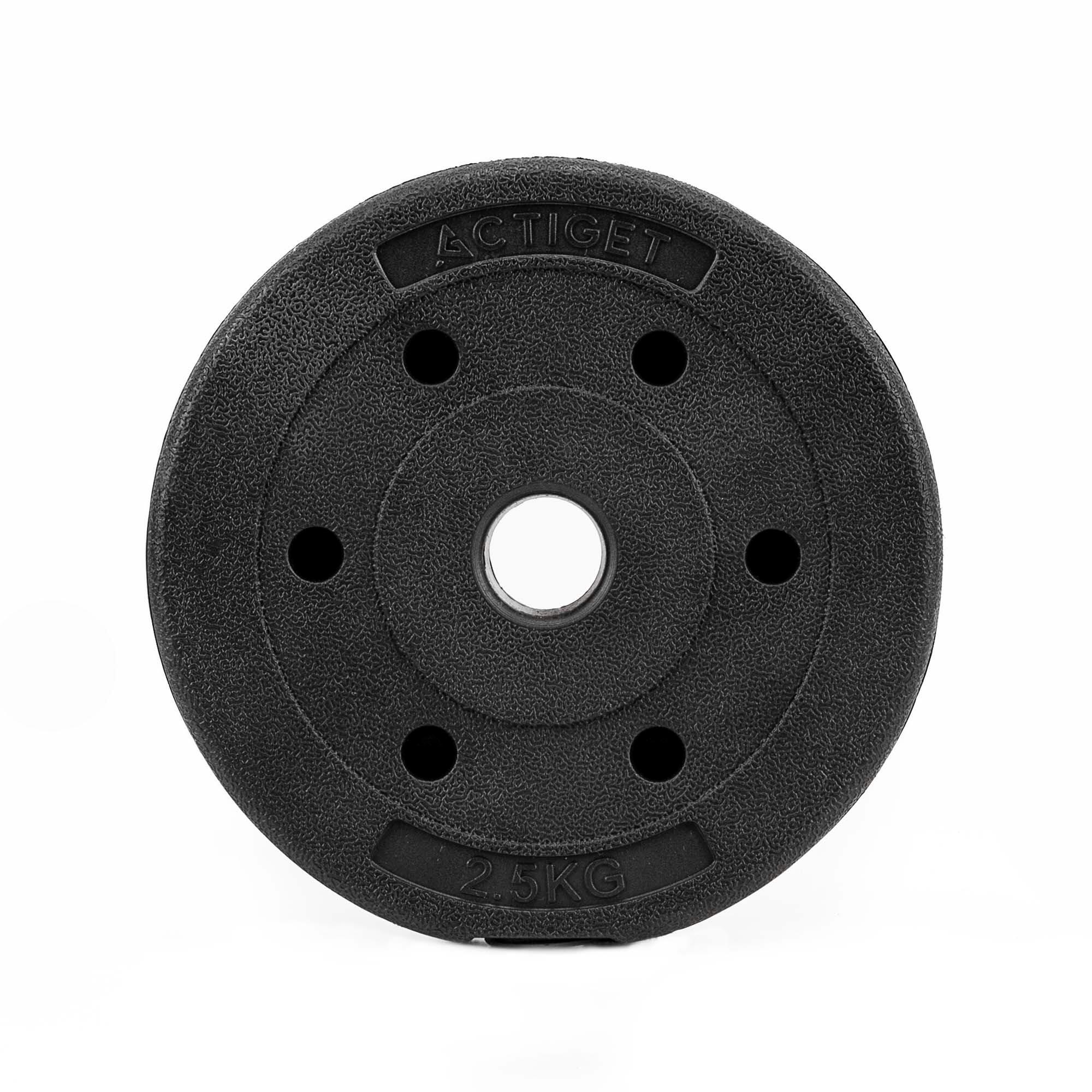 Hantle do treningu siłowego Actiget 2x10 kg regulowane zestaw gryf, sztanga 6/7