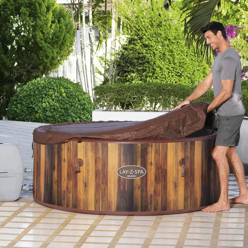 Basen z hydromasażem HELSINKI Lay-z Spa AirJet Bestway 180cm x 66cm 9/10