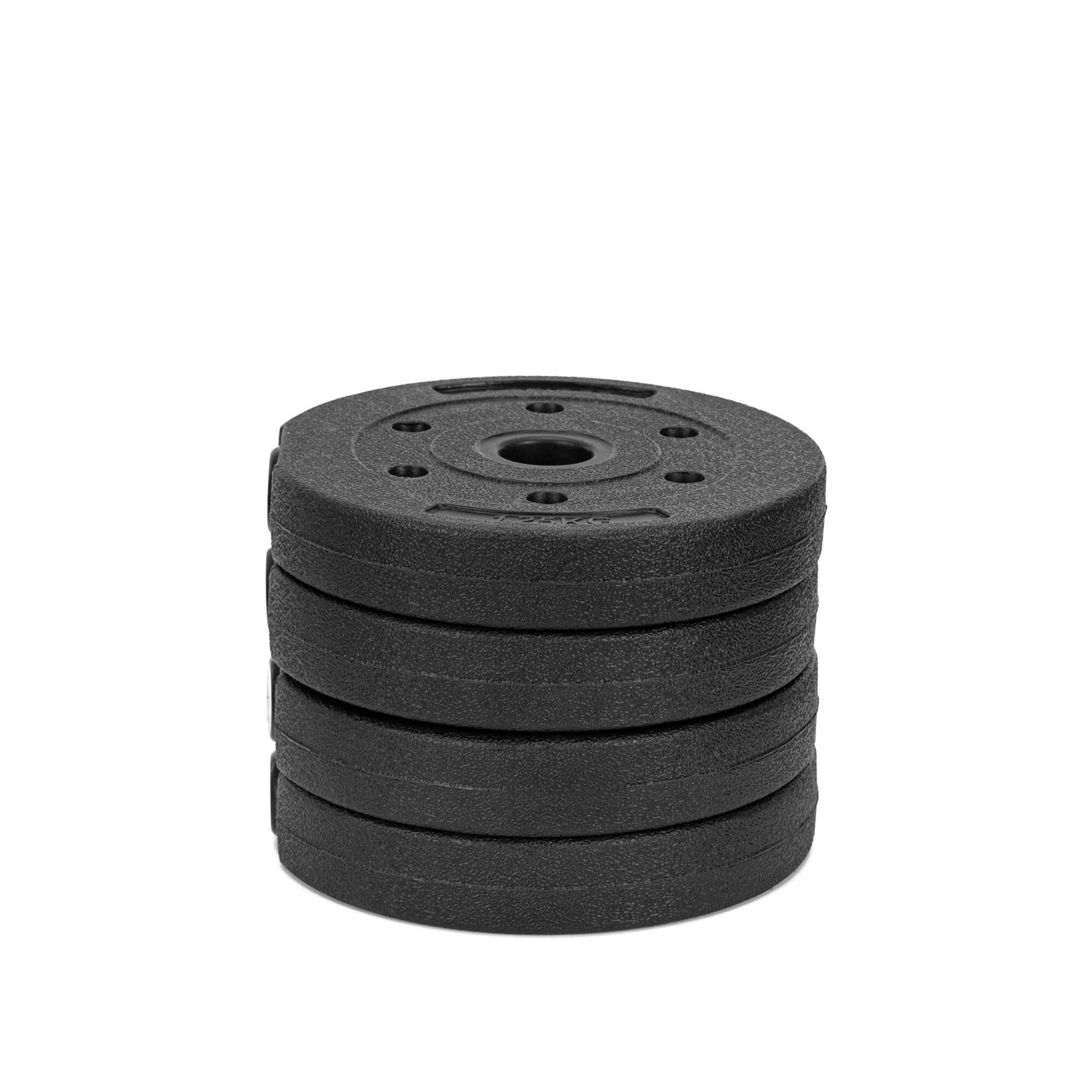 Hantle do treningu siłowego Actiget 2x10 kg regulowane zestaw gryf, sztanga 5/7
