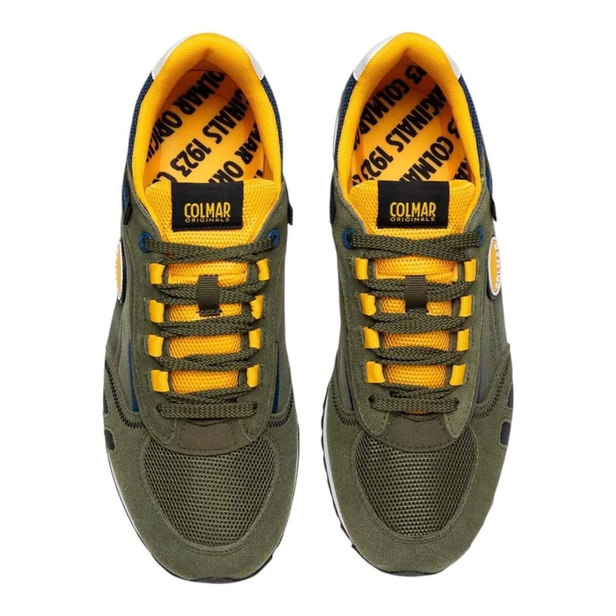 Baskets Homme Baskets Colmar TRAVIS SPORT COLORS Vert Colmar 3/4