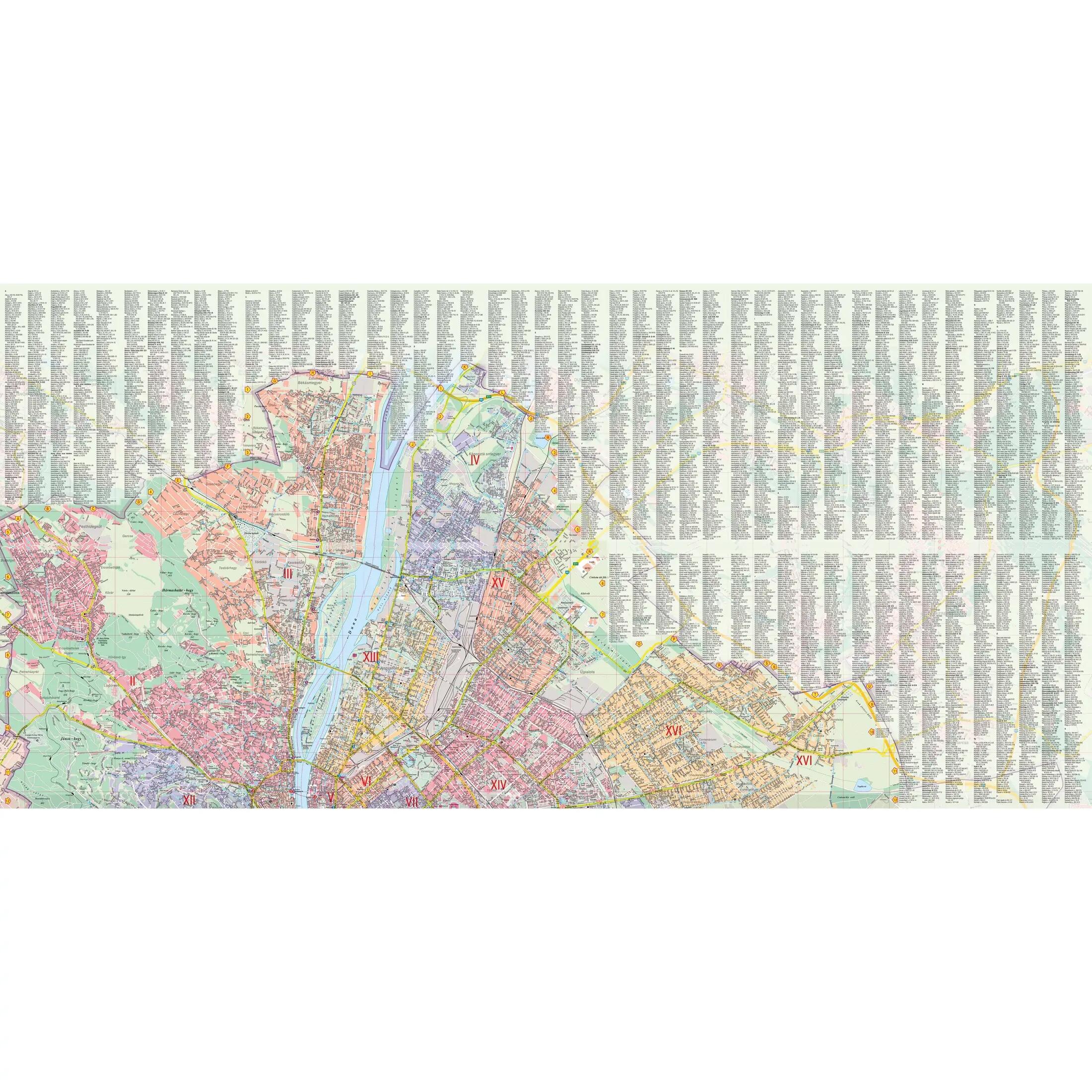 Budapest Comfort térkép (laminált) 4/6