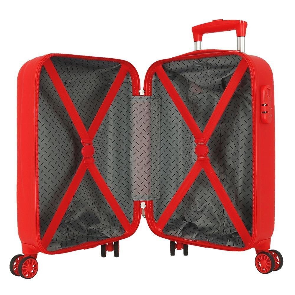 Valise cabine Pinocchio ABS avec une capacité de 28L rouge 4/5