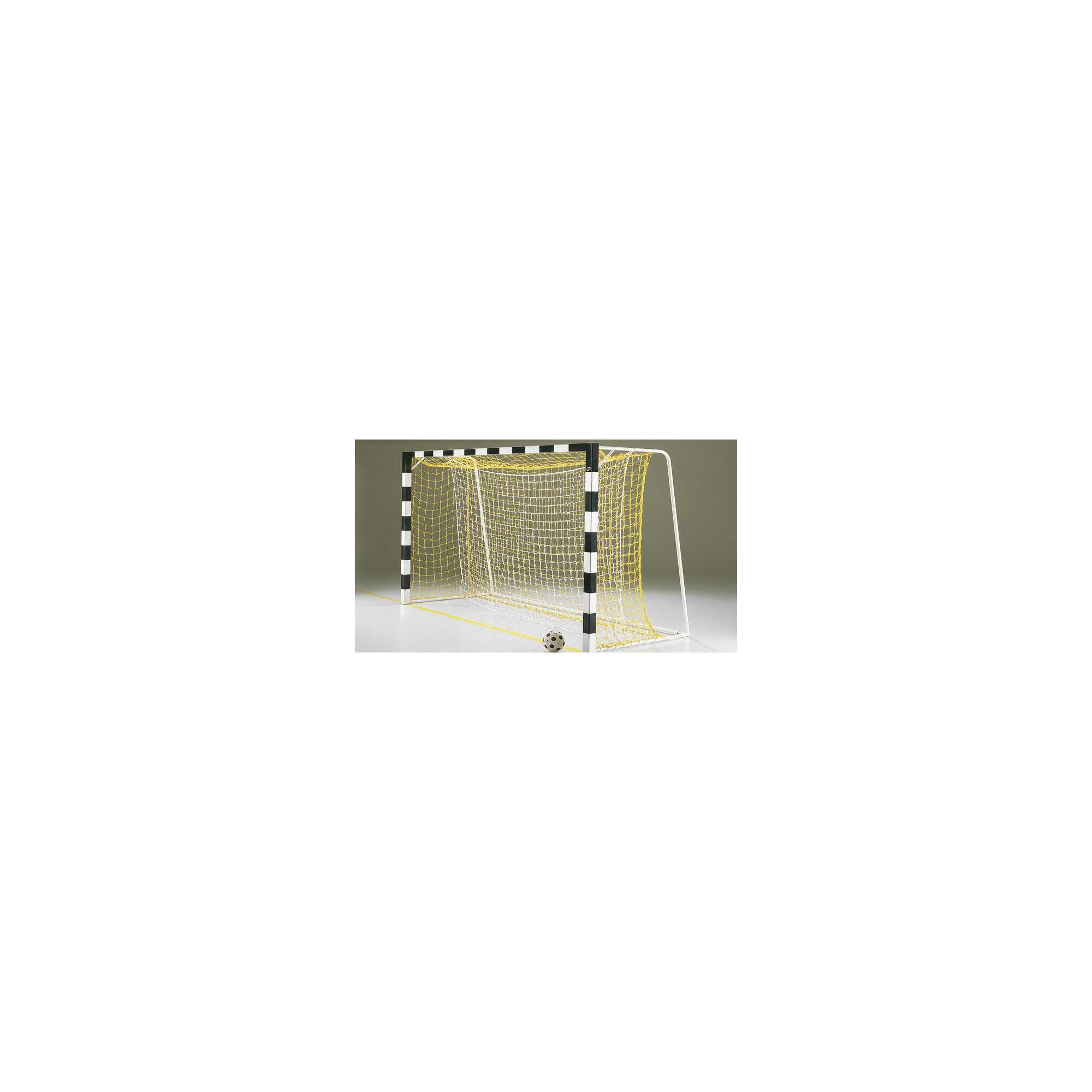 Set 2 plase handbal Huck WM 3x2 m,  fir 5 mm, plasa anti-shock, verde galben