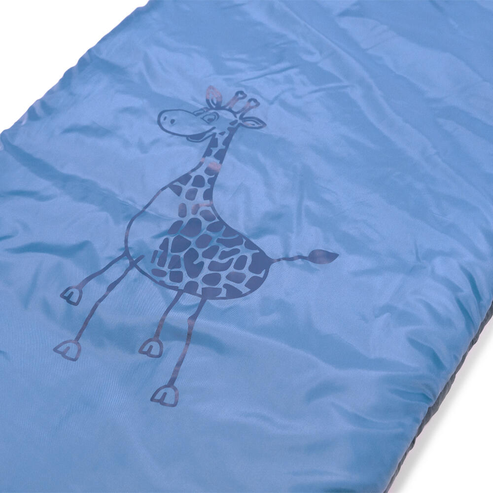 Kinderschlafsack Dream Express Blau - Schlafsack mit Giraffenmotiv 5/7