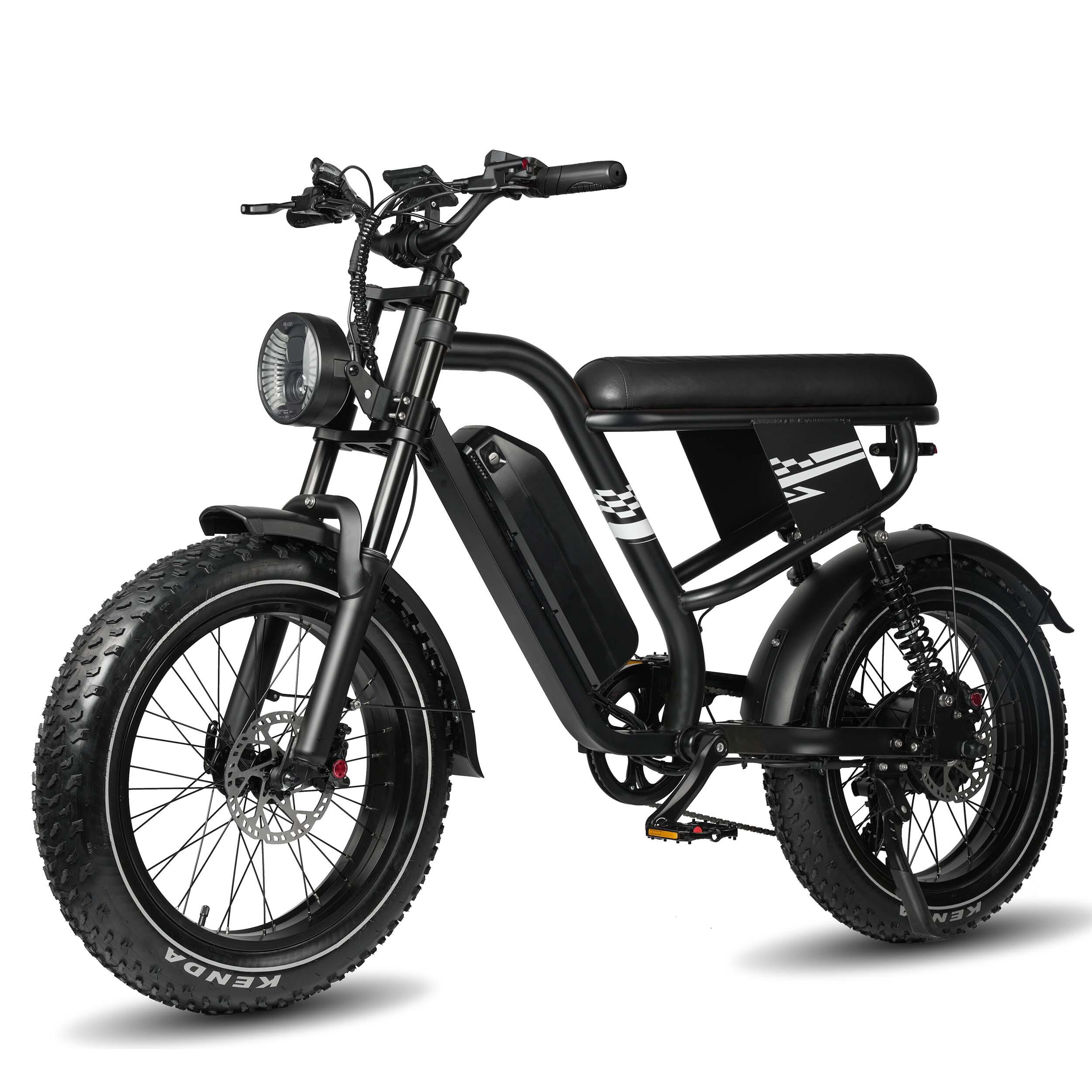 MX10 E-Bike Fully MTB 48V 250W Vollfederung 20×4 Zoll Fatbike 65 Nm 2/3