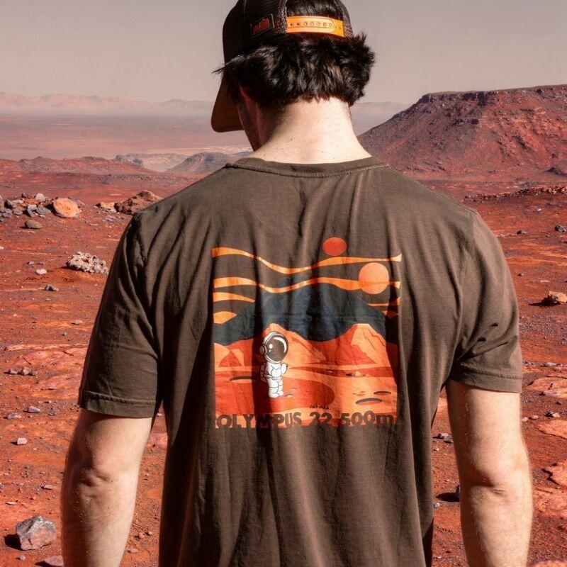 BV Sport Lyocell Olympus Trek Summit T-shirt met korte mouwen, bruin, unisex 3/3