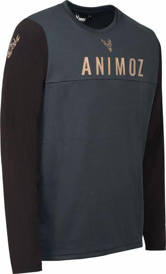 Animoz Wild Langarmtrikot Dunkelgrau