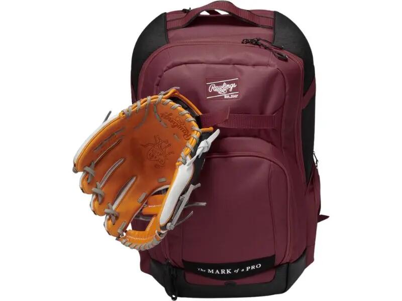 Rawlings JOURNEY Players Backpack Color Maroon 2/3