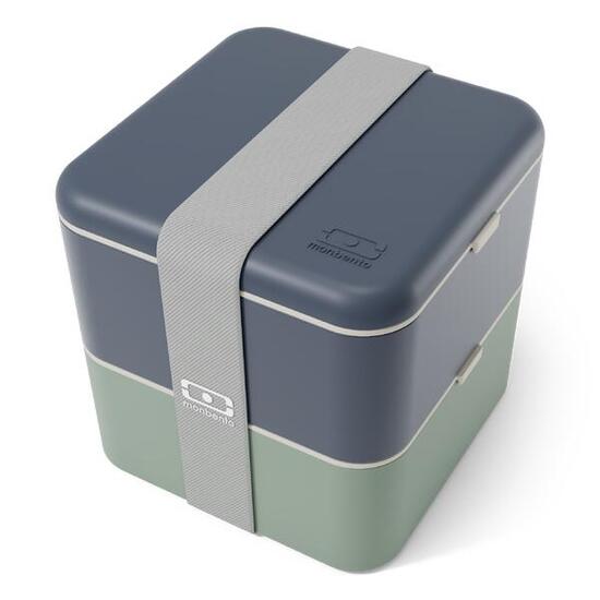 Lunchbox 2x850ml - 1,7L|Volwassenen|Kantoor, picknick|Made in France|Square