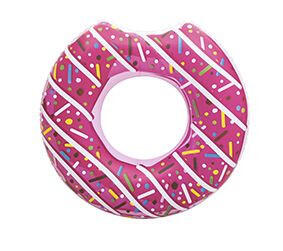"Donat" Aufblasbarer Schwimmreifen, Schwimmen (2erPack) Kinder Braun/Pink 10/10