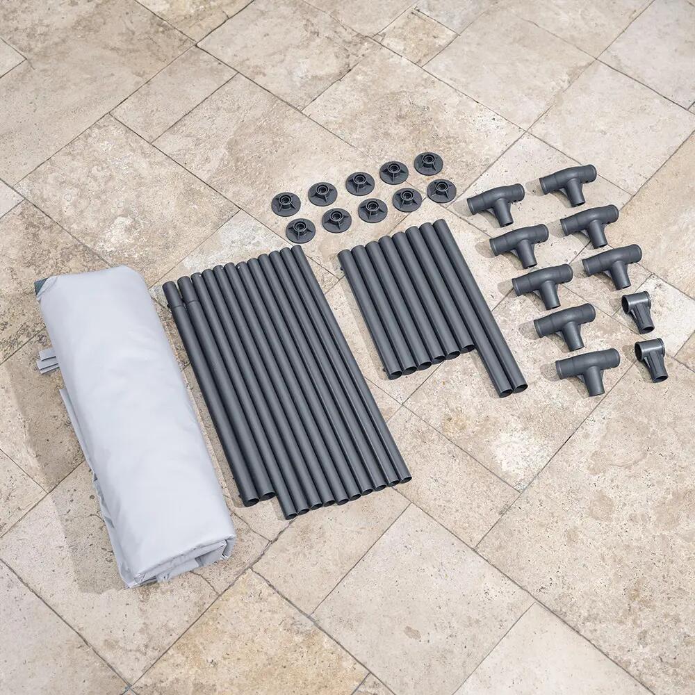 Tina de gelo de mergulho glacial Lazy-Z Spa 150x90x65 cm para 2 pessoas 10/10