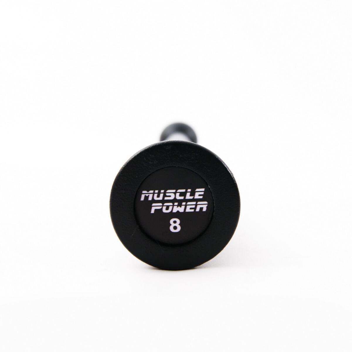 Muscle Power Macebell kleur: zwart 8 kg 3/6