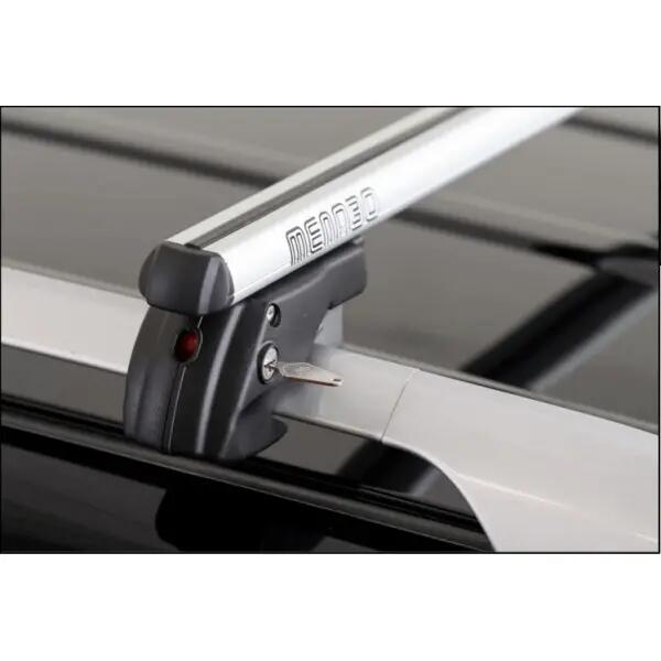 Tetőcsomagtartó Menabo Sherman Silver – Opel Omega Kombi 1986-2004, 120 cm, 2 db 3/7