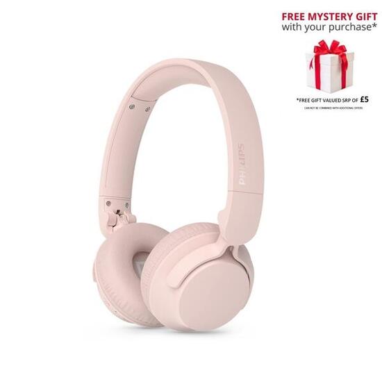 Philips TAH4000PK/00 Cuffie Wireless On-Ear Rosa