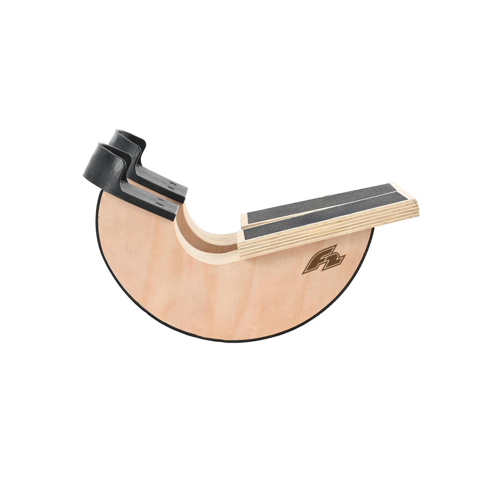 F2  Balance Board Stretch Boards Holz 33cm Natur/Schwarz 3/7