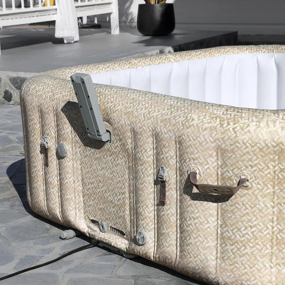 Bestway Spa gonflable carré Lay-Z-Spa Rome  AirJet EnergySense avec WiFi 5-7p 8/10
