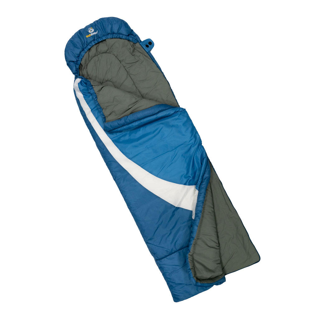 Kinderschlafsack DreamSurfer Blau Grau - Mitwachsender
Campingschlafsack 4/7