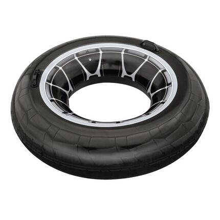 Bestway 47" Tyre Tube, Inflatable Ring with Handles, Pool Float for Kids