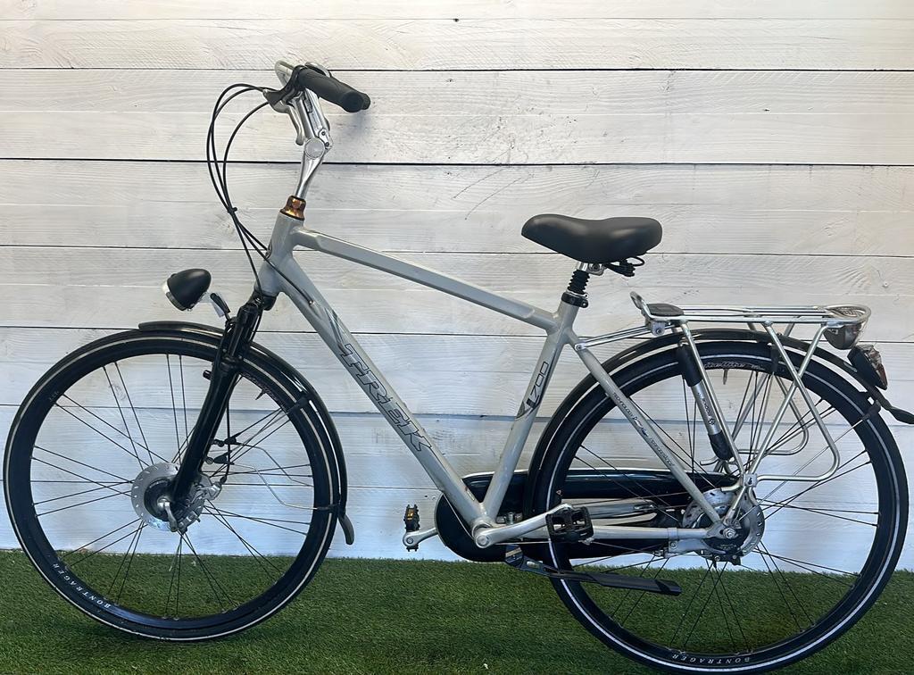 Trek stadsfiets bike, metal/grijs 3/3