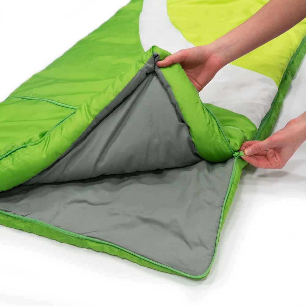 Kinderschlafsack DreamSurfer Grün Grau - Mitwachsender
Campingschlafsack 6/7