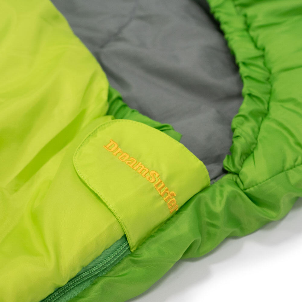 Kinderschlafsack DreamSurfer Grün Grau - Mitwachsender
Campingschlafsack 7/7