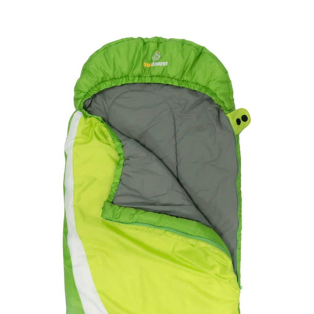 Kinderschlafsack DreamSurfer Grün Grau - Mitwachsender
Campingschlafsack 5/7