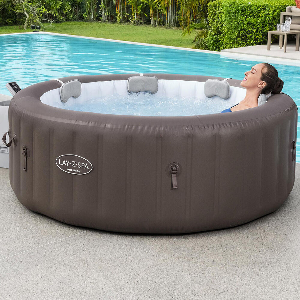Bestway Spa gonflable rond Lay-Z-Spa Dominica Smart HydroJet Wifi 4-6 personnes 10/10