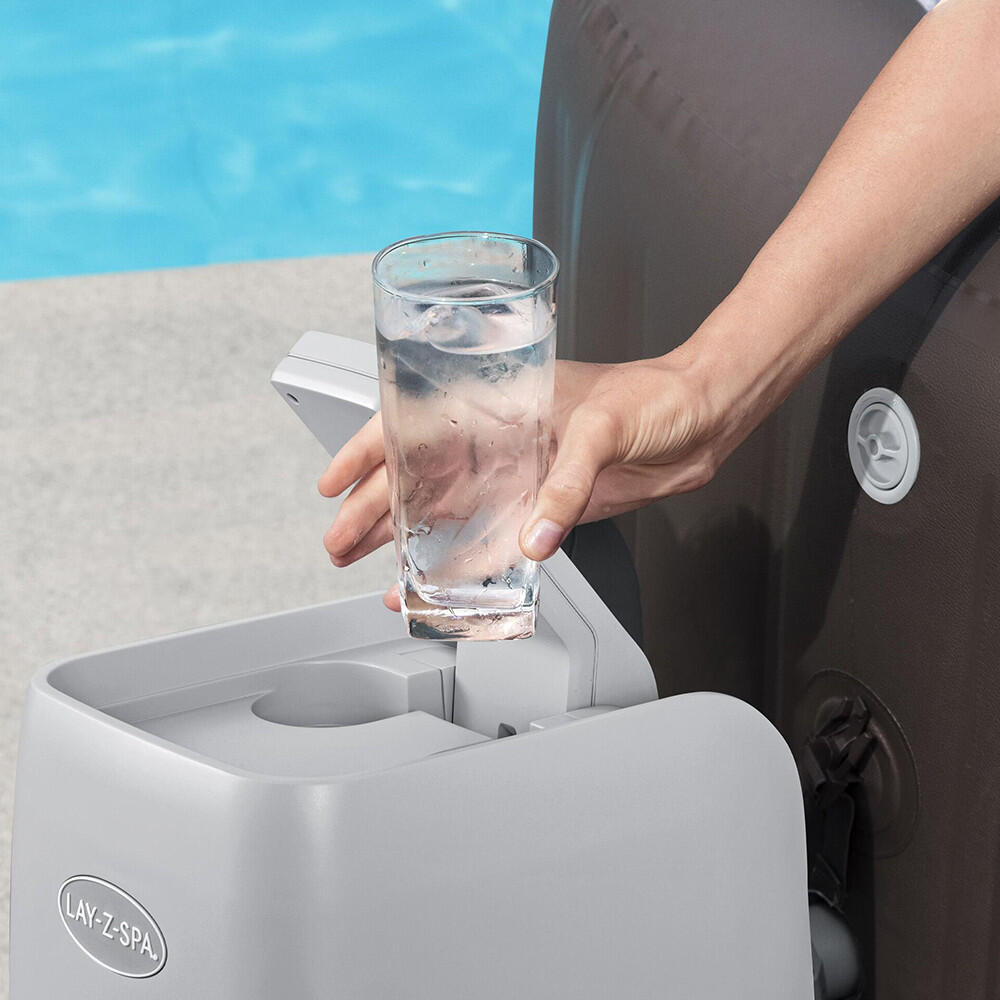 Bestway Spa gonflable rond Lay-Z-Spa Dominica Smart HydroJet Wifi 4-6 personnes 9/10