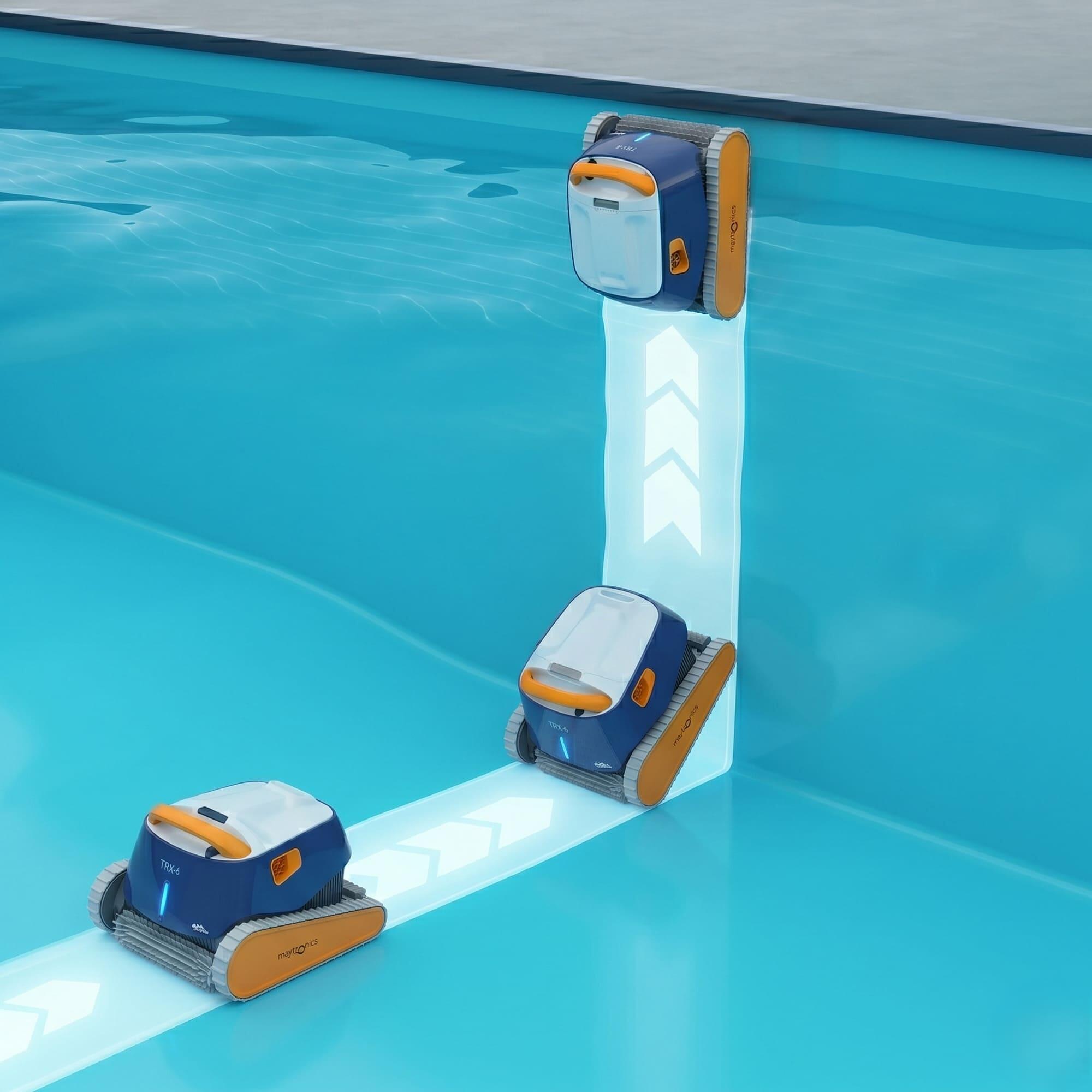 Robot limpiafondos piscina TRX4 Dolphin APP 3 en 1  programable 6/7