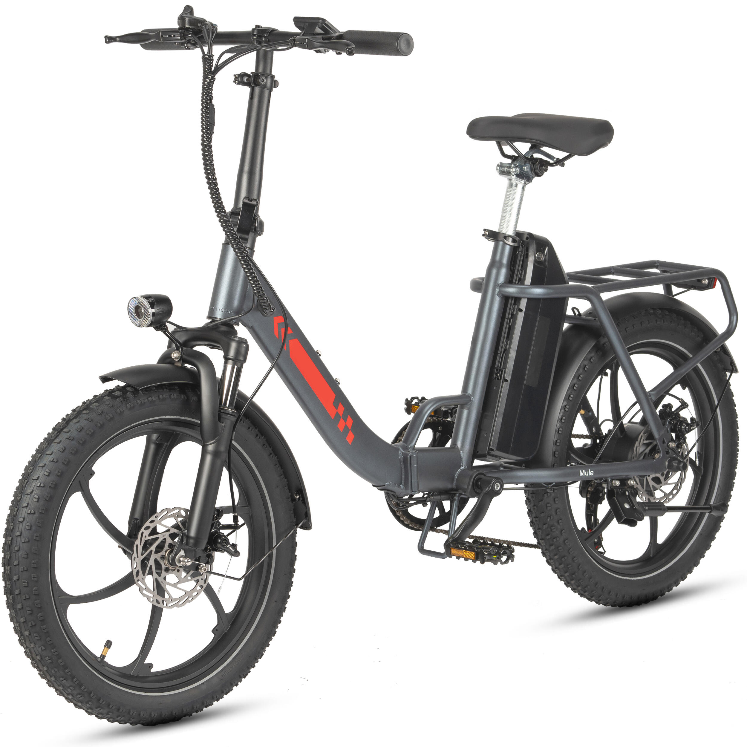 MULE 250W Faltbares E-Bike 48V20Ah 20*3.0 Fat Tire 70KM Elektrofahrrad 2/4