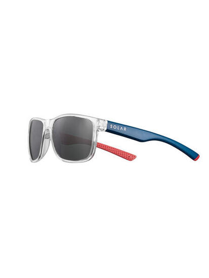 Okulary przeciwsłoneczne SOLAR Macadam - cat.3 Polarized - Transparent /Blue/Red
