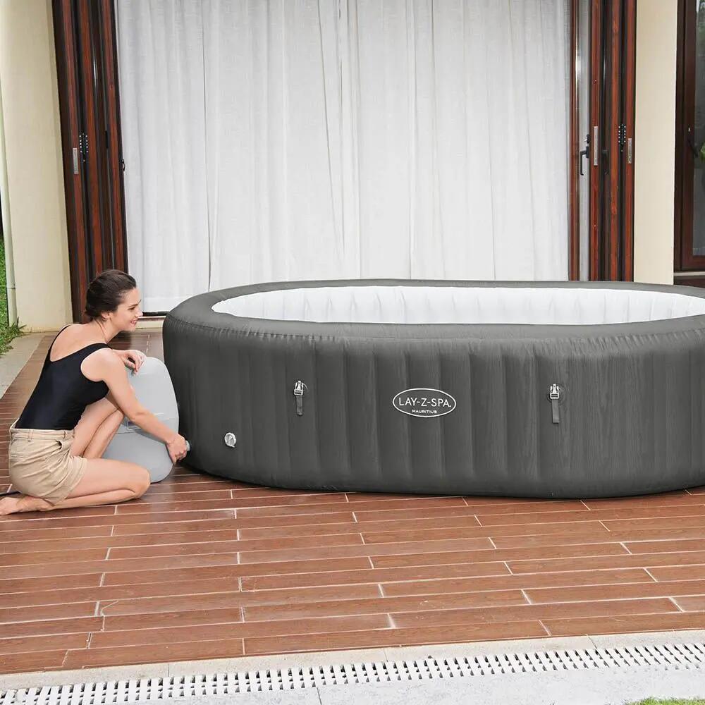 Bestway Spa gonflable ovale Lay-Z-Spa Mauritius AirJet avec WiFi 5-7 personnes 10/10