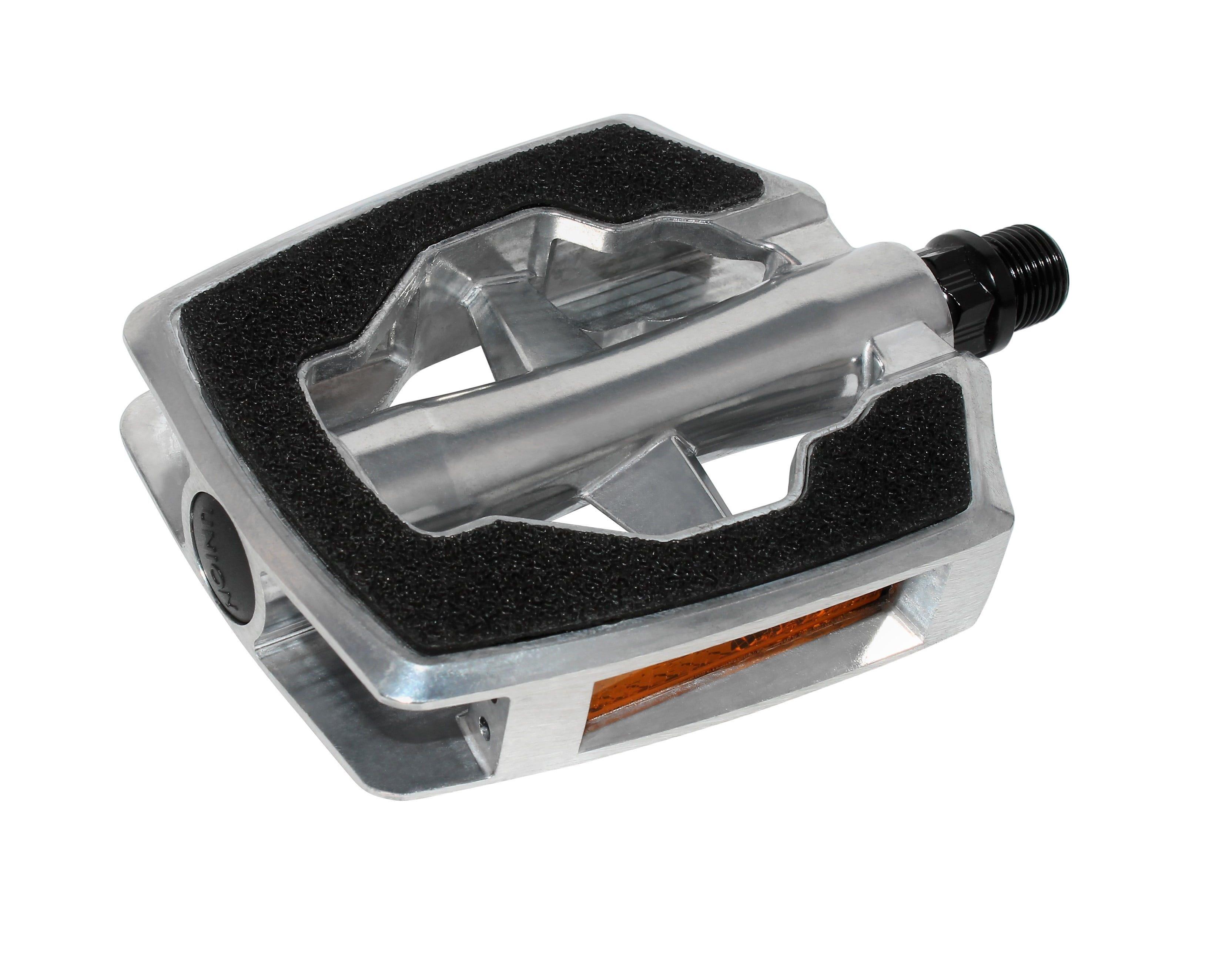 Pedale bicicletă Sandblock antiderapante din aluminiu
