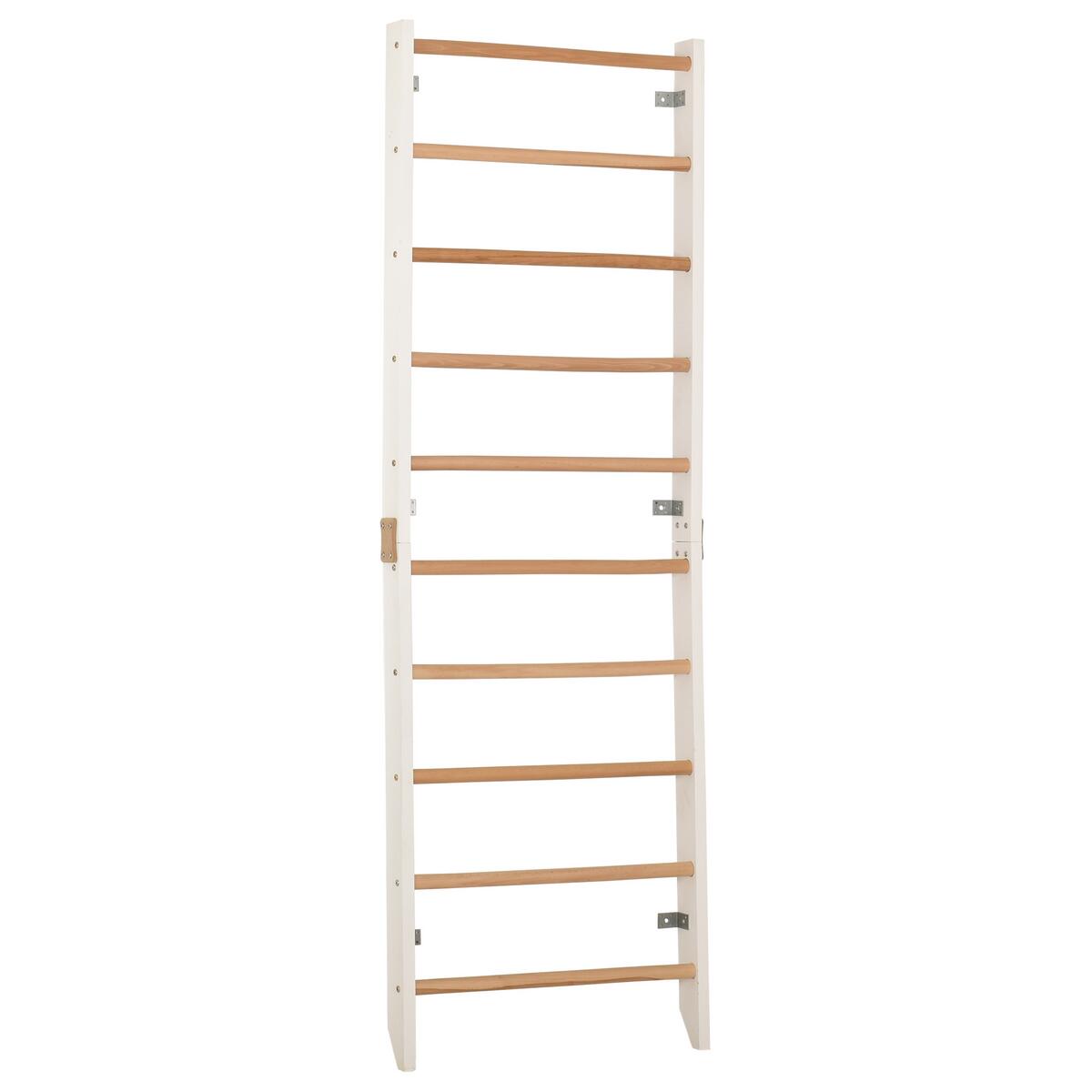 RINAGYM Kompaktní bílé žebřiny pro děti a dospělé (KOM 1 white)