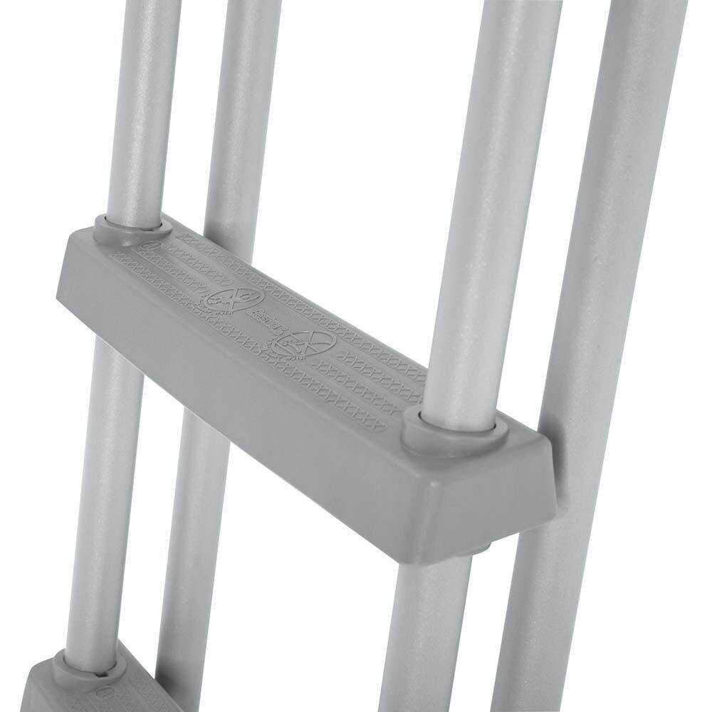 Escalera de Seguridad para Piscinas Bestway Flowclear 76,5x125x135/192 cm para P 8/10