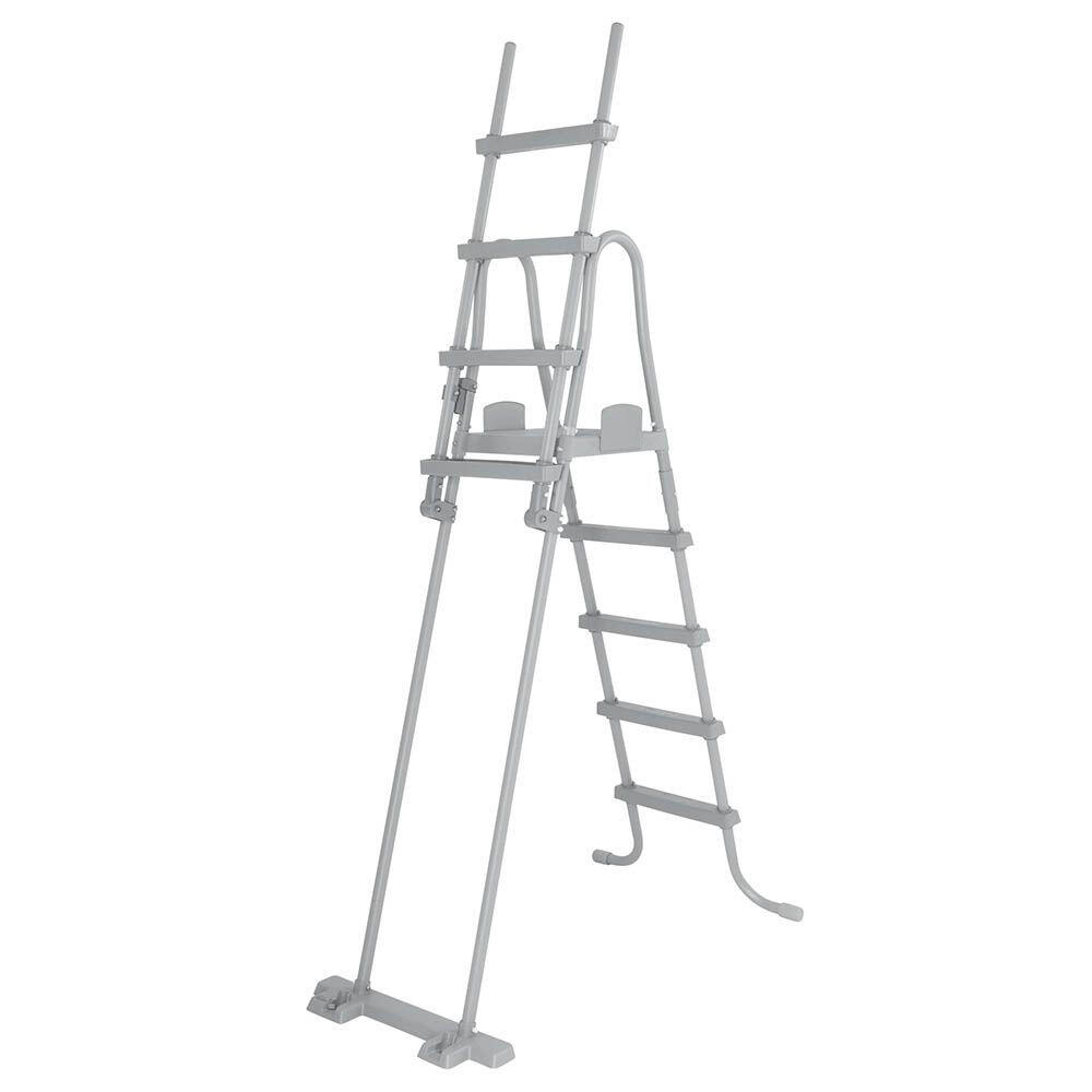 Escalera de Seguridad para Piscinas Bestway Flowclear 76,5x125x135/192 cm para P 9/10