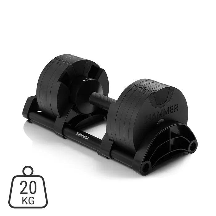 Gantere reglabile SmartLock 20 kg Hammer (fara stand)