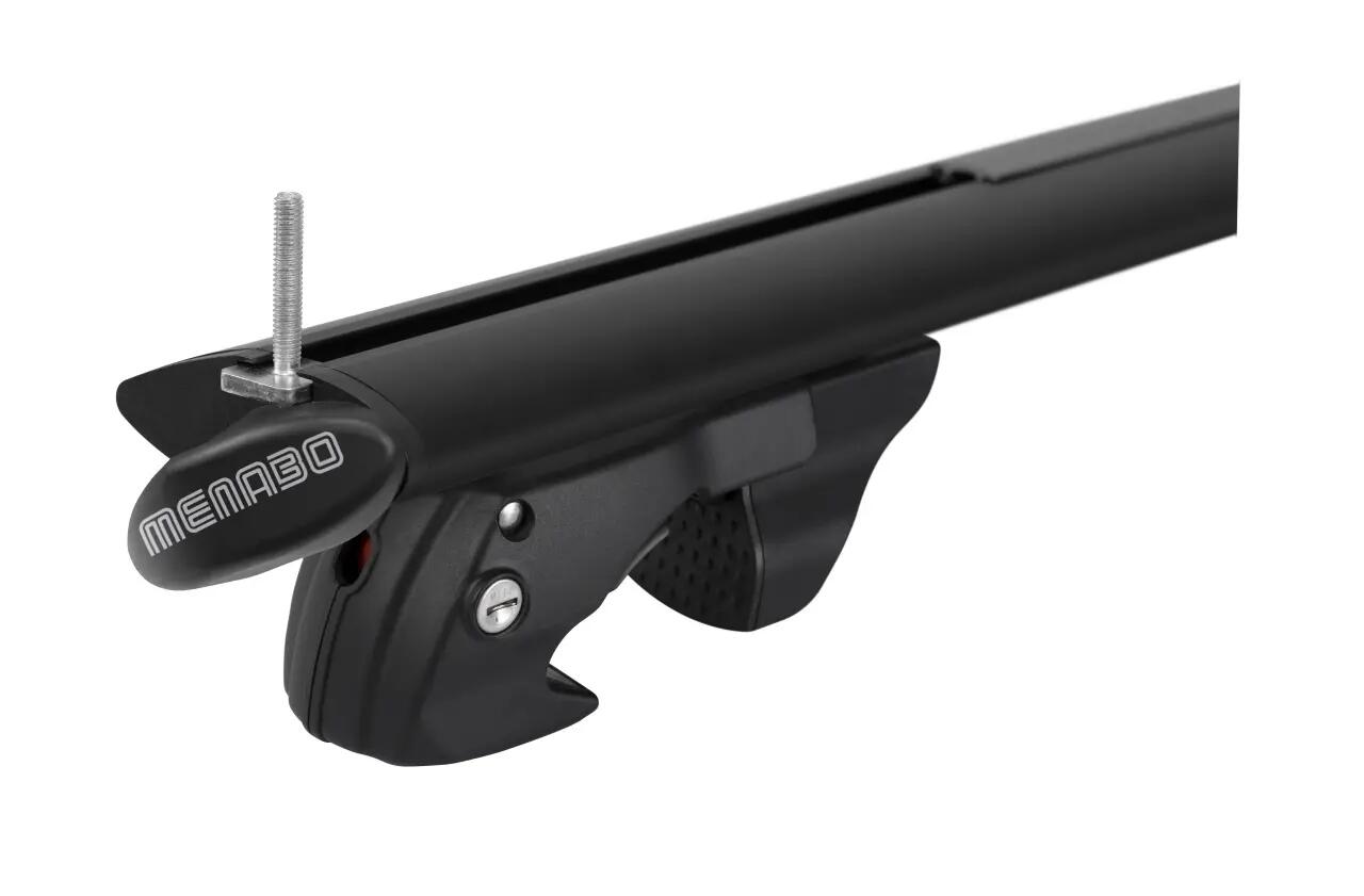 Tetőcsomagtartó Menabo Fender Black – Dacia Duster 2008-2013, hossz 120 cm, 2 db 5/7