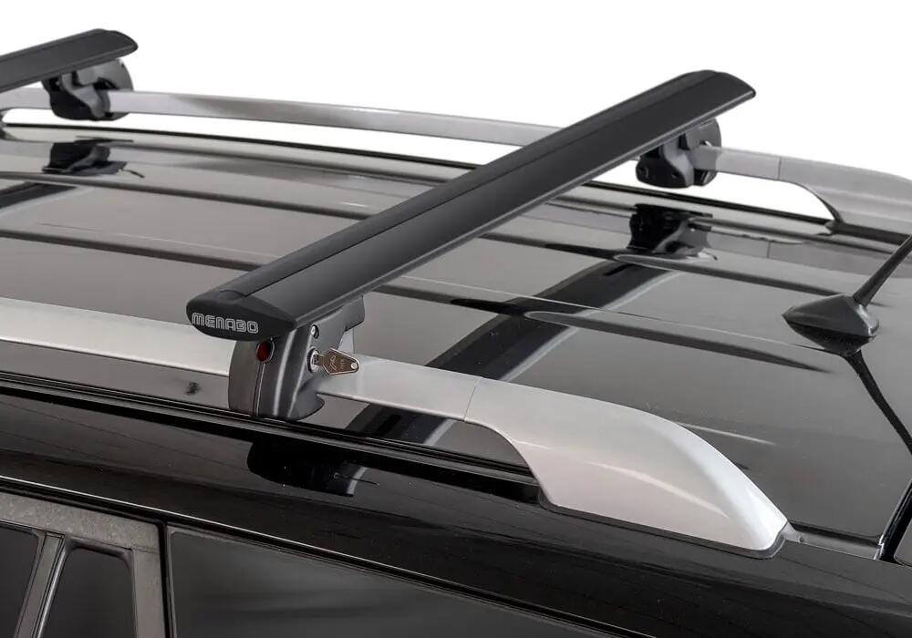 Tetőcsomagtartó Menabo Fender Black – Dacia Duster 2008-2013, hossz 120 cm, 2 db 6/7