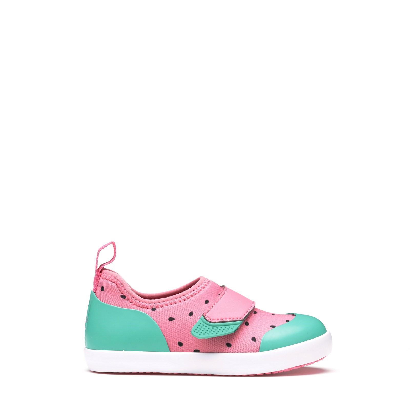 Childrens/Kids Summer Solstice Dotted Trainers (Pink) 1/3