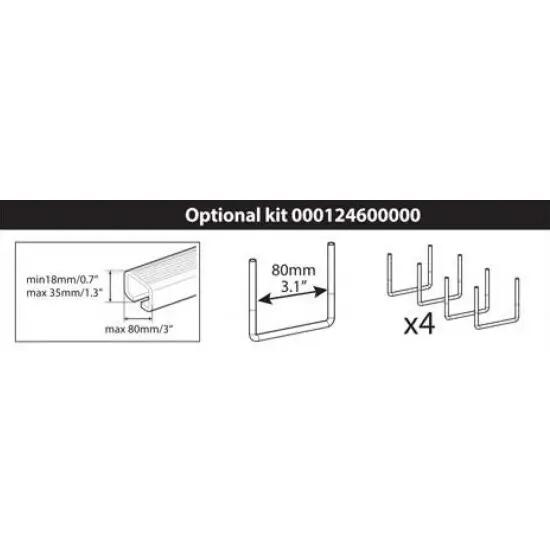 Kit prindere cutie portbagaj Menabo Marathon/Mania, sistem U 80mm, fara piulite 4/4
