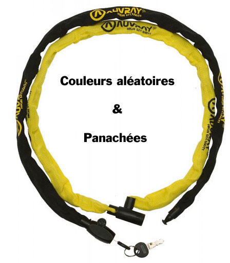 ANTIVOL CHAINE K-BLOC Diam 4mm Long 90cm AUVRAY A CLEFS 2/2