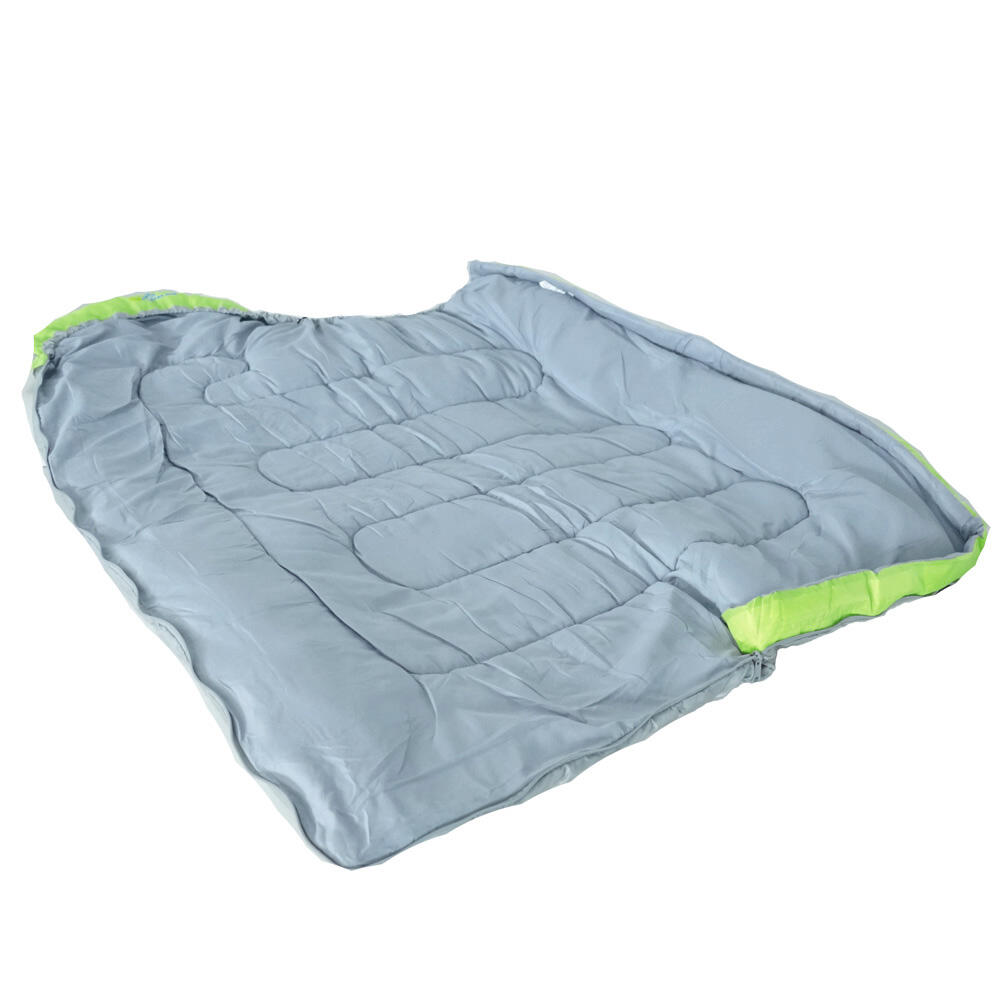Kinderschlafsack Dream Express Grün - Mitwachsender Jugendschlafsack 4/7