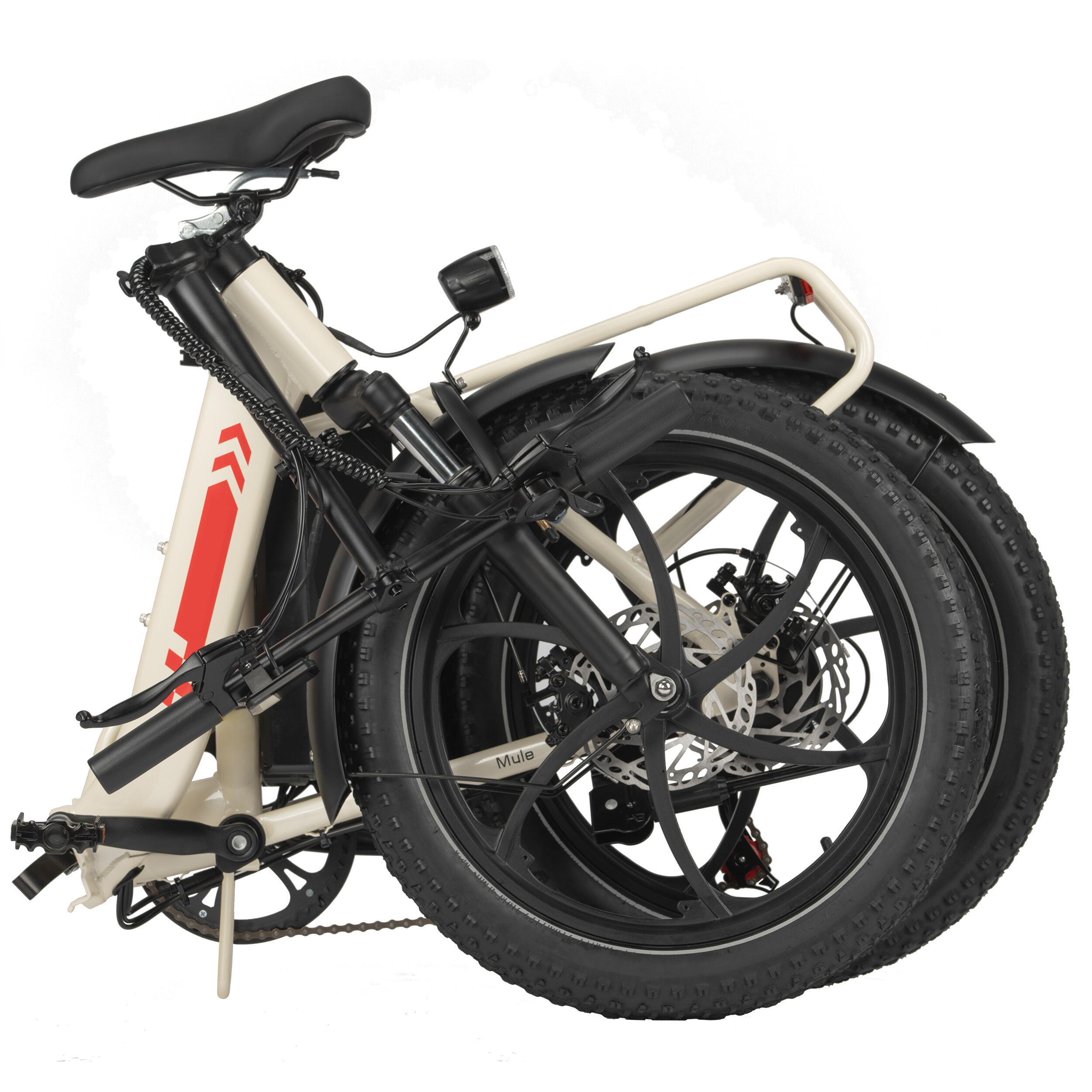 MULE 250W Faltbares E-Bike 48V20Ah 20*3.0 Fat Tire 70KM Elektrofahrrad 3/4