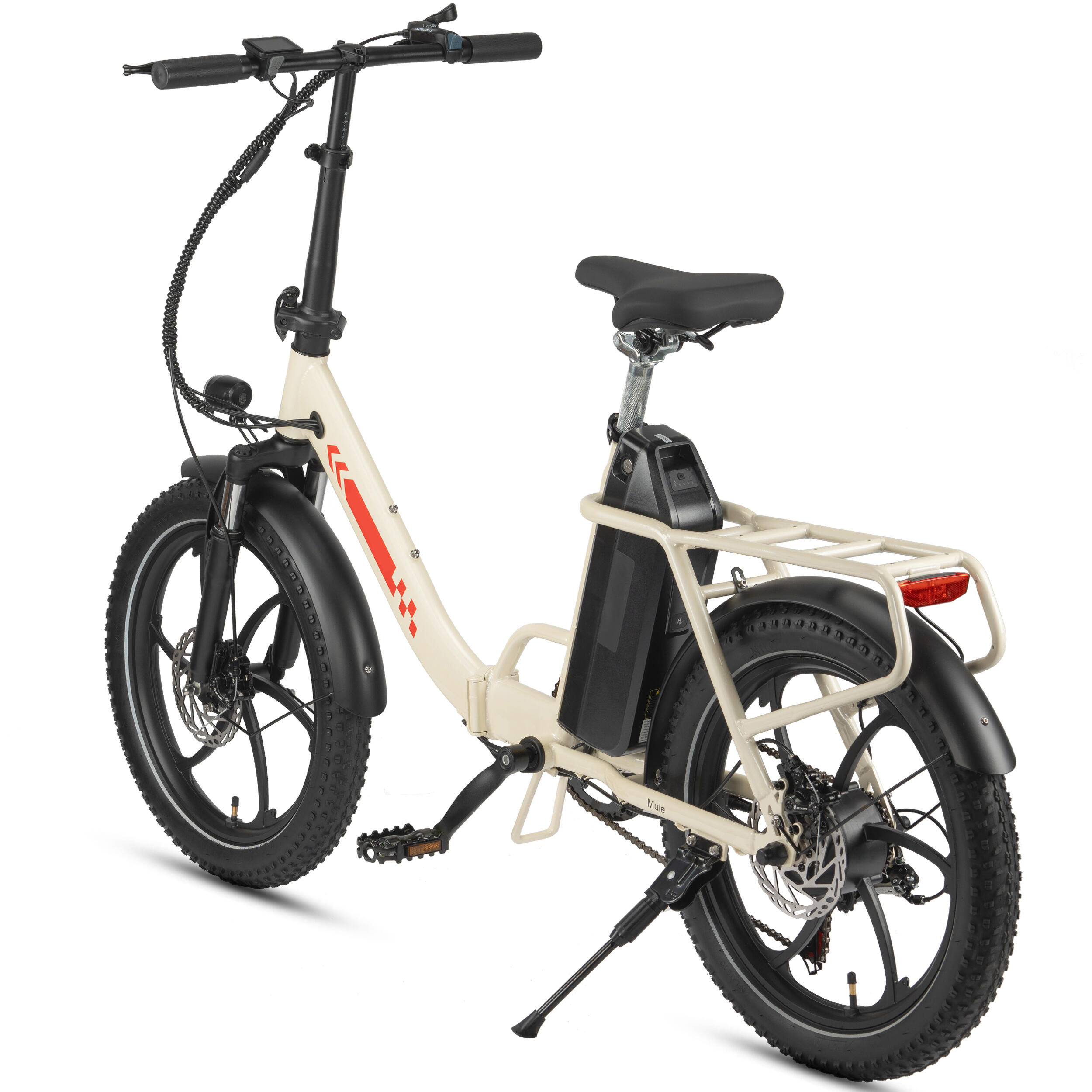 MULE 250W Faltbares E-Bike 48V20Ah 20*3.0 Fat Tire 70KM Elektrofahrrad 4/4
